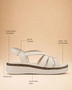 Lopez Marta Comfort Off-White Heels - Lino Perros