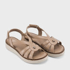 Lopez Marta Comfort Taupe Heels - Lino Perros