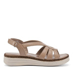 Lopez Marta Comfort Taupe Heels - Lino Perros
