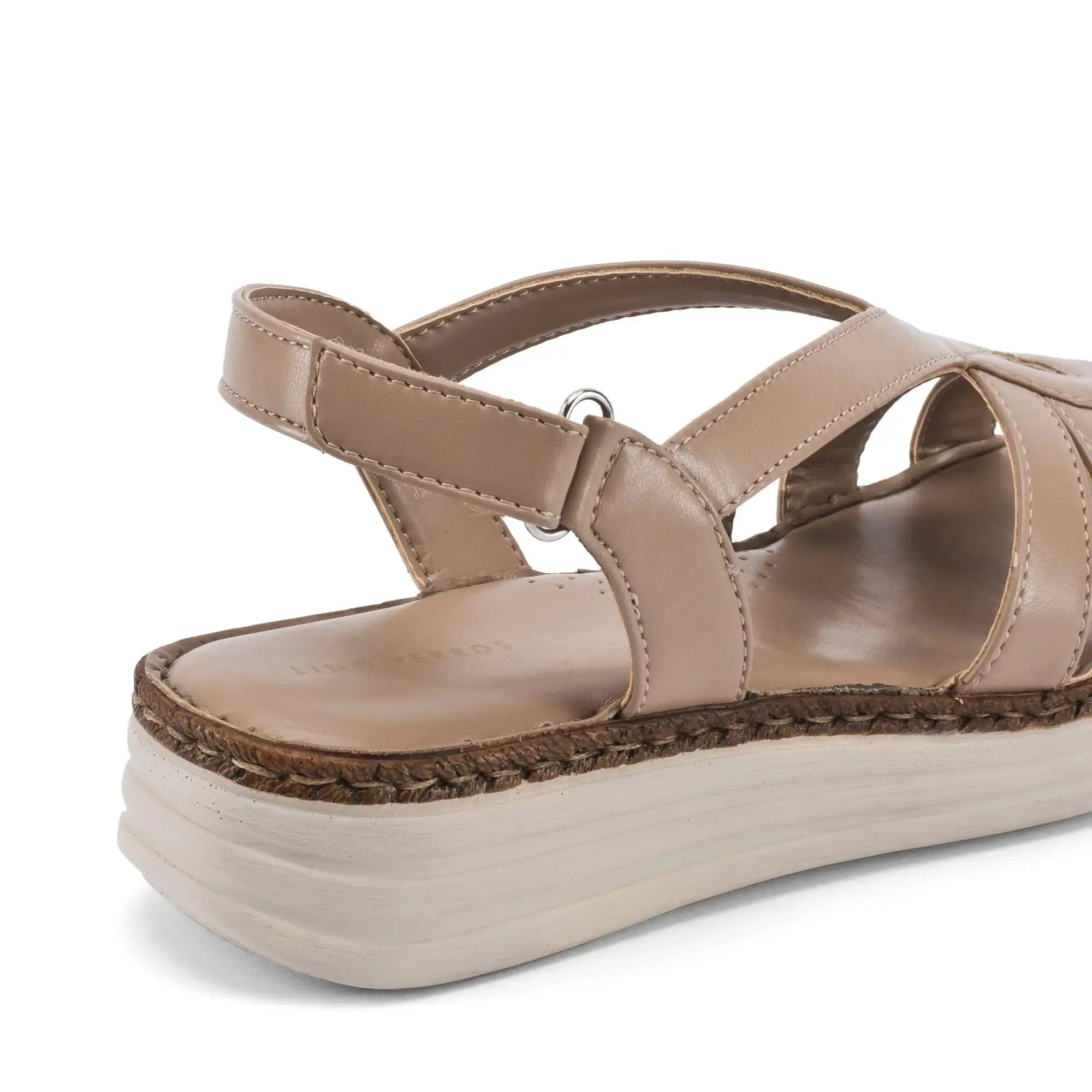Lopez Marta Comfort Taupe Heels - Lino Perros