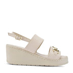 Lopez Tyra Comfort Off-White Heels - Lino Perros
