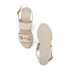 Lopez Tyra Comfort Off-White Heels - Lino Perros