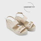 Lopez Tyra Comfort Off-White Heels - Lino Perros
