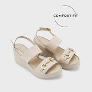 Lopez Tyra Comfort Off-White Heels