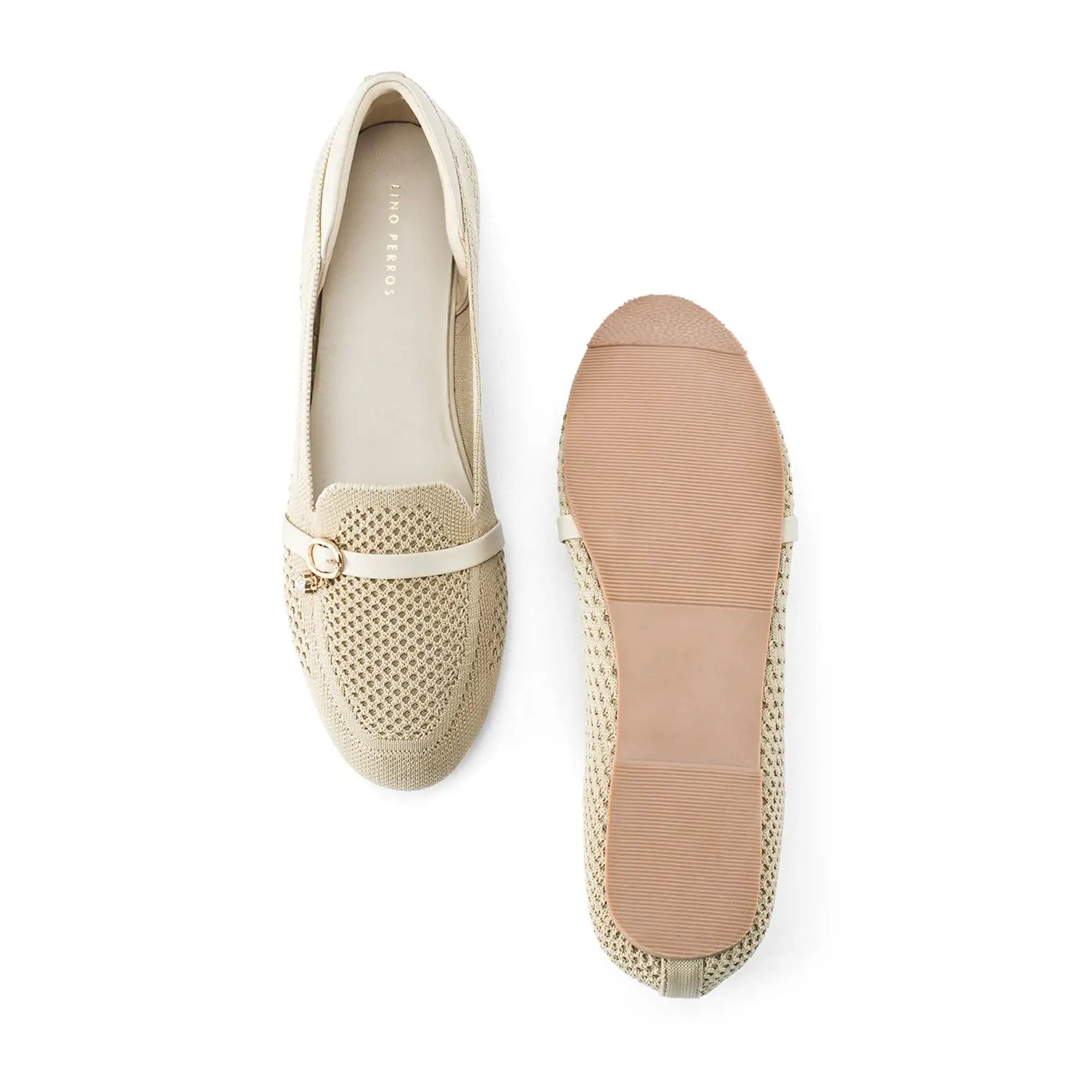 Hepburb Vera Beige Loafers - Lino Perros