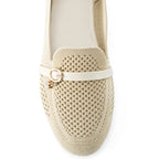 Hepburb Vera Beige Loafers - Lino Perros