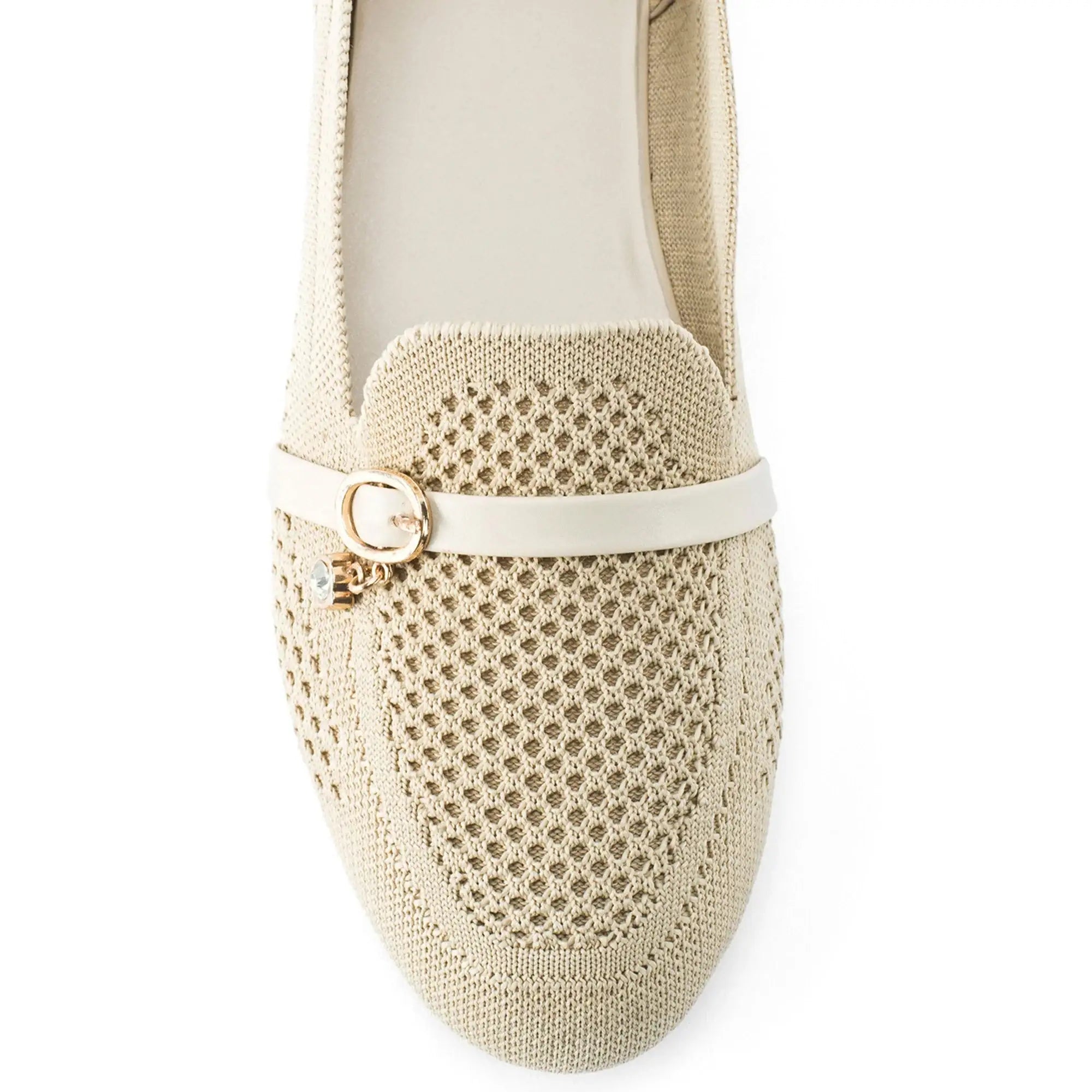 Hepburb Vera Beige Loafers - Lino Perros