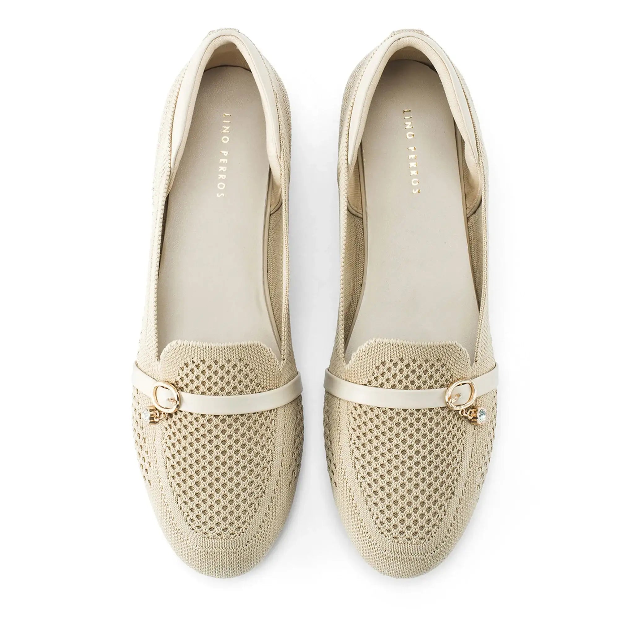 Hepburb Vera Beige Loafers - Lino Perros