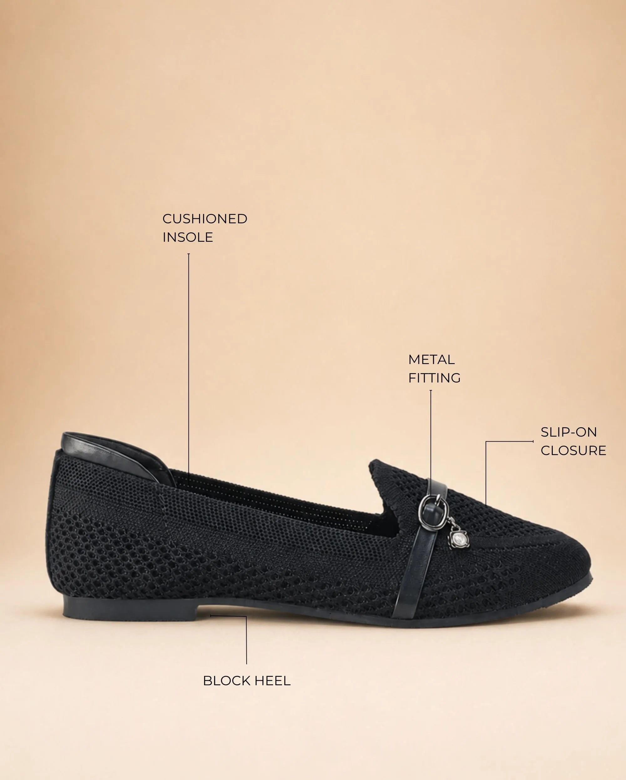 Hepburb Vera Black Loafers - Lino Perros