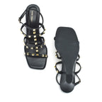 Lopez Poise Black Wedges - Lino Perros