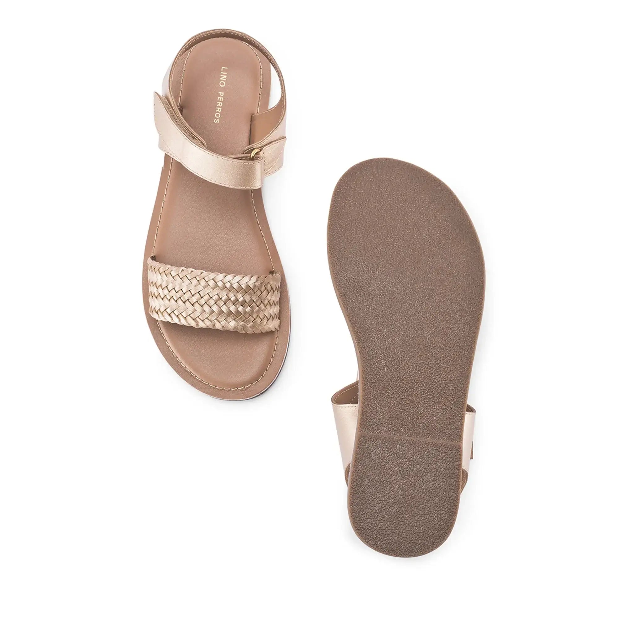 Mary Sia Gold Flats - Lino Perros