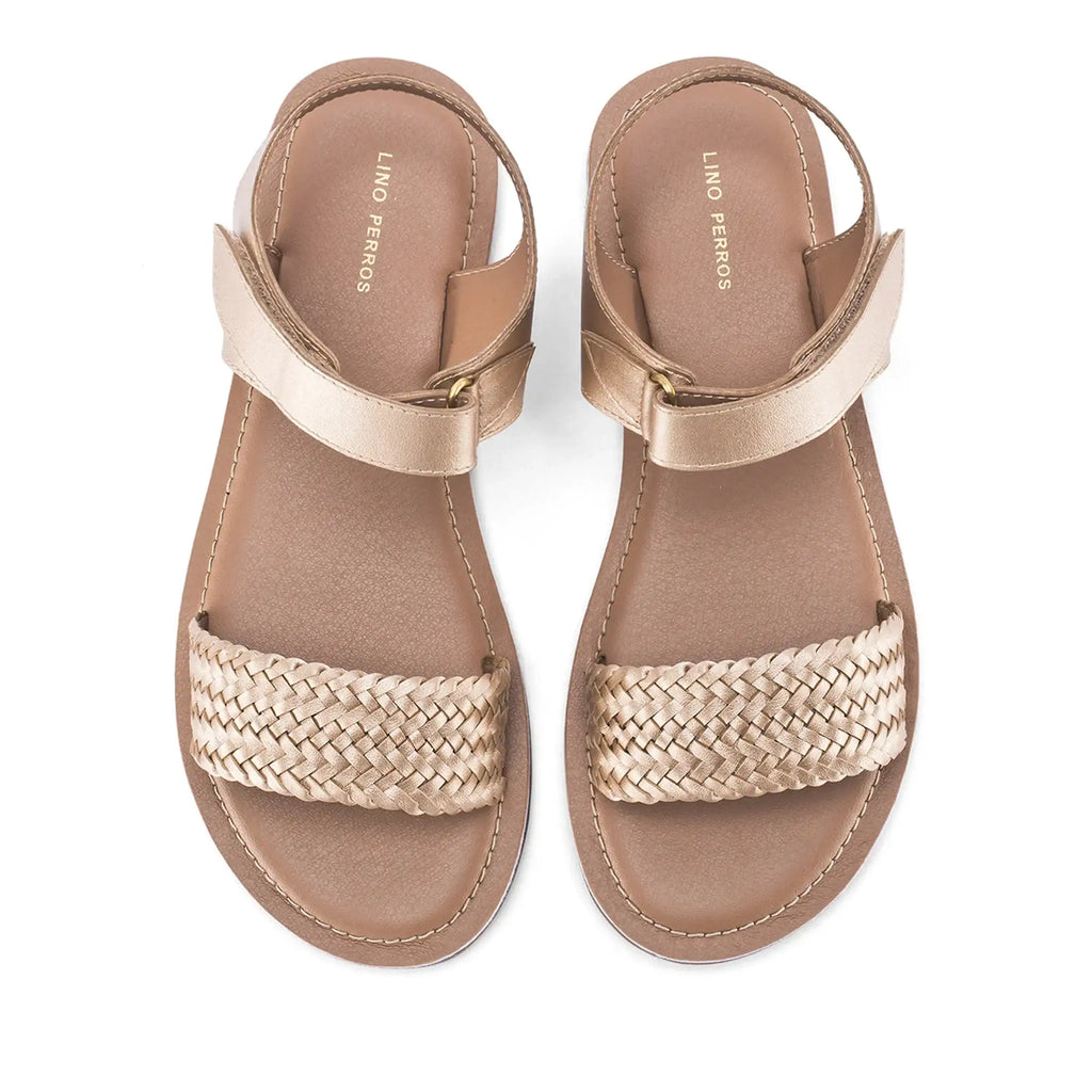 Mary Sia Gold Flats - Lino Perros
