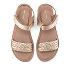 Mary Sia Gold Flats - Lino Perros