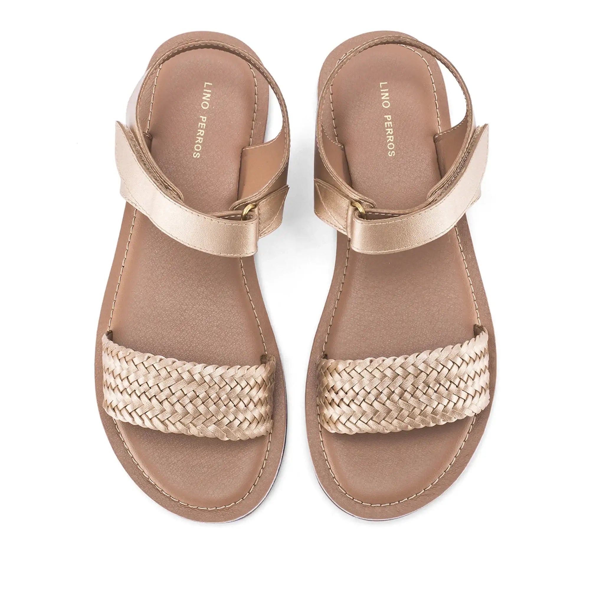 Mary Sia Gold Flats - Lino Perros