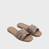 Mary Elara Beige Flats