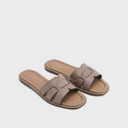 Mary Elara Beige Flats