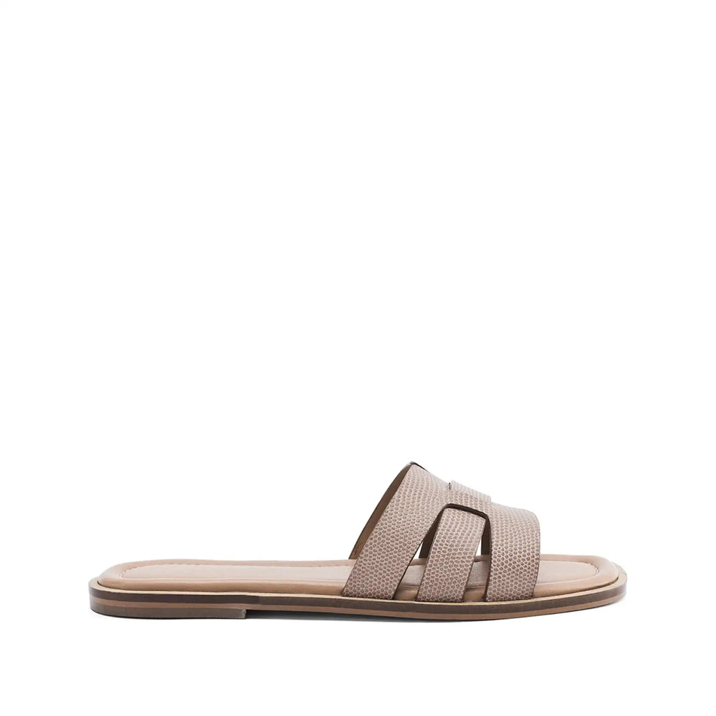 Mary Elara Beige Flats - Lino Perros