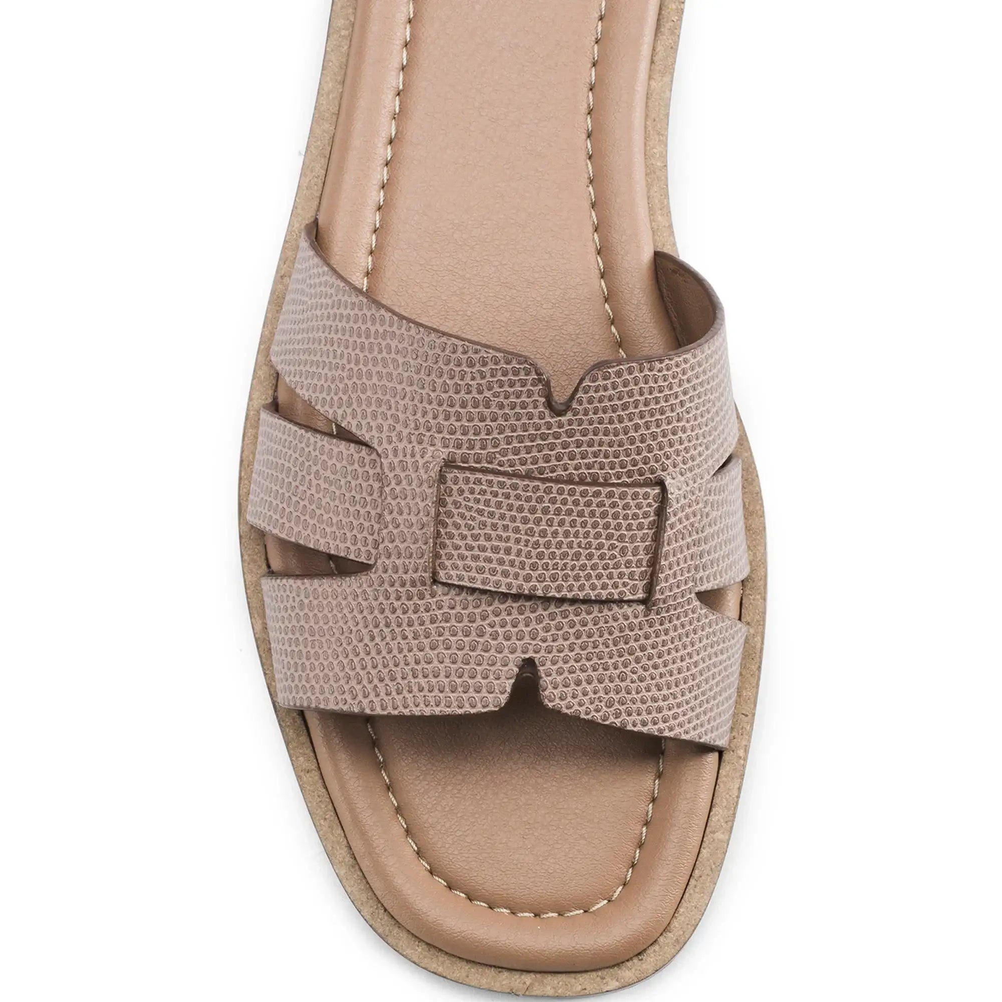 Mary Elara Beige Flats - Lino Perros