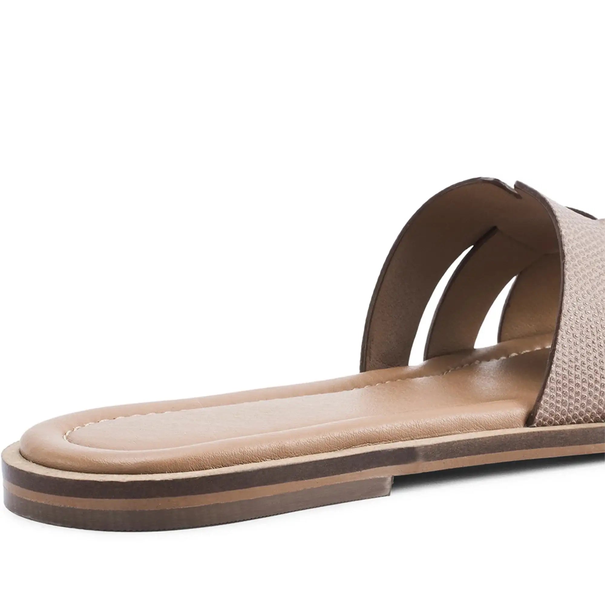 Mary Elara Beige Flats - Lino Perros