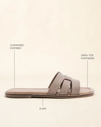 Mary Elara Beige Flats - Lino Perros