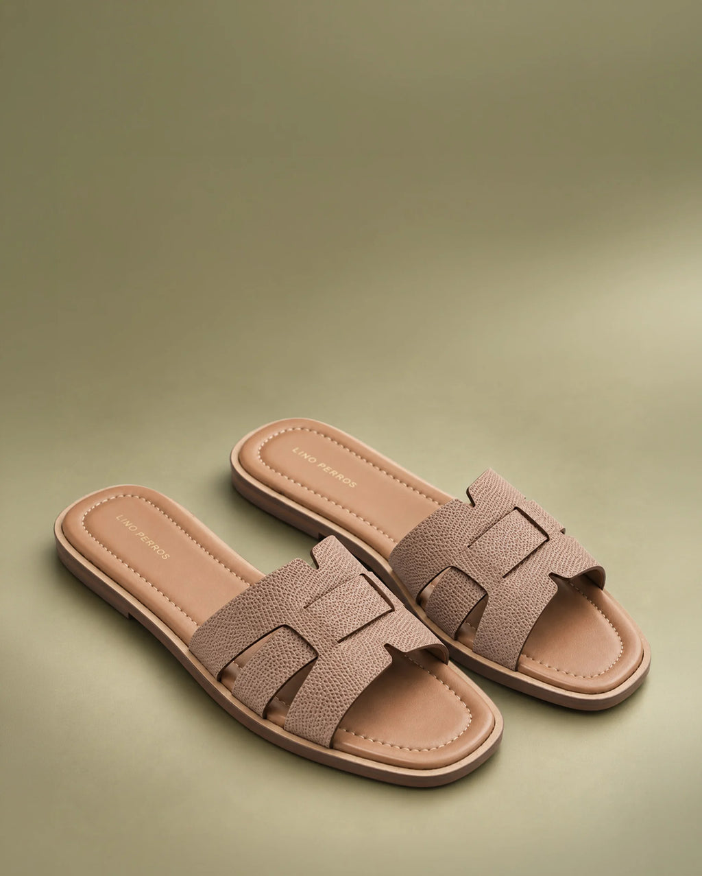Mary Elara Beige Flats - Lino Perros
