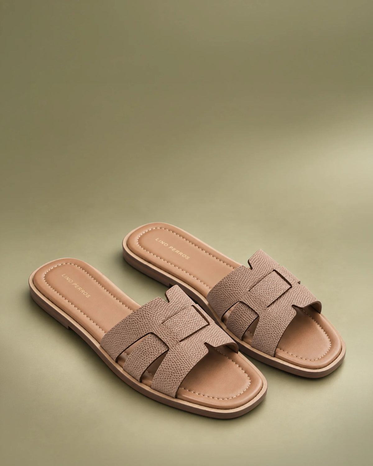Mary Elara Beige Flats - Lino Perros