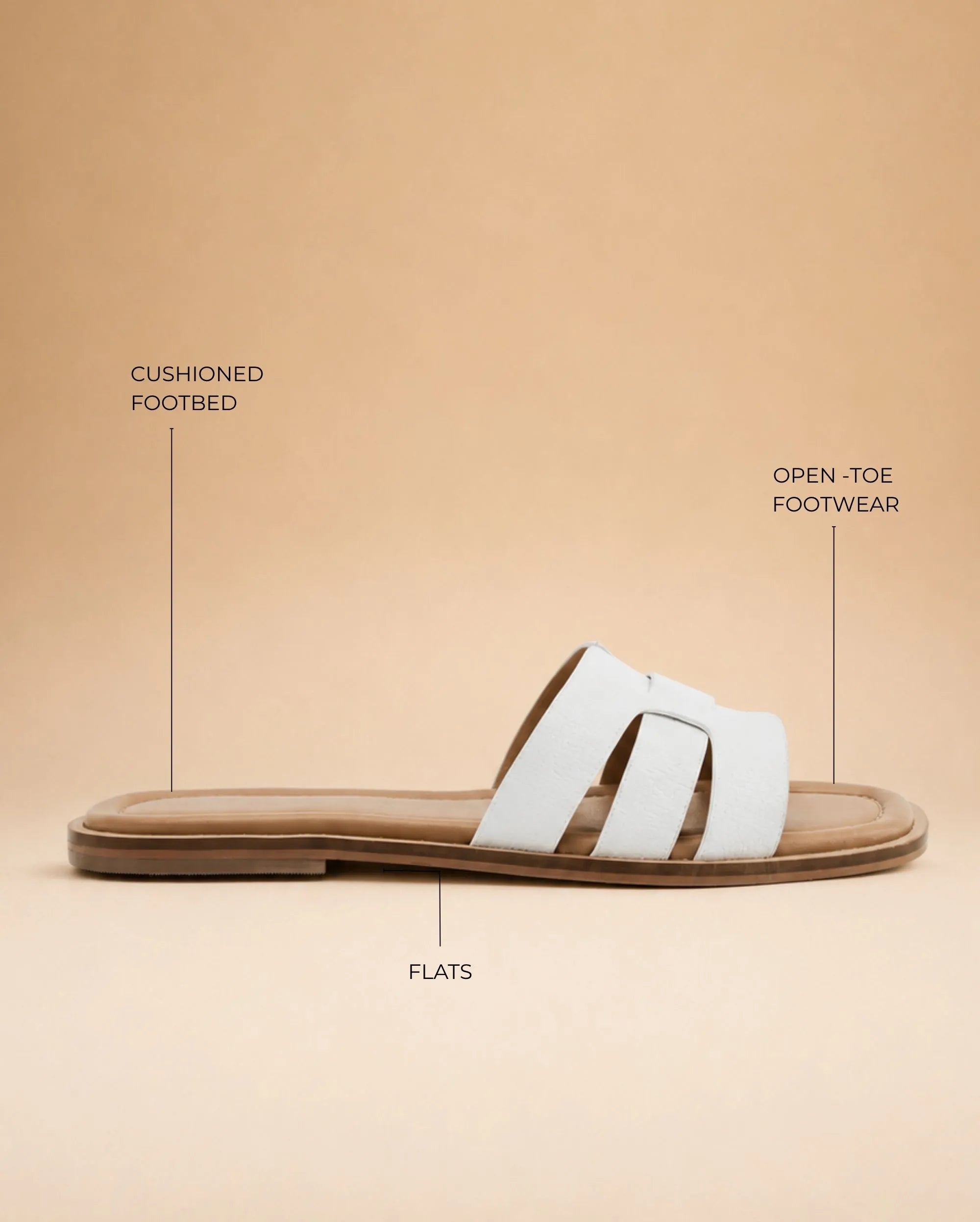 Mary Elara White Flats - Lino Perros