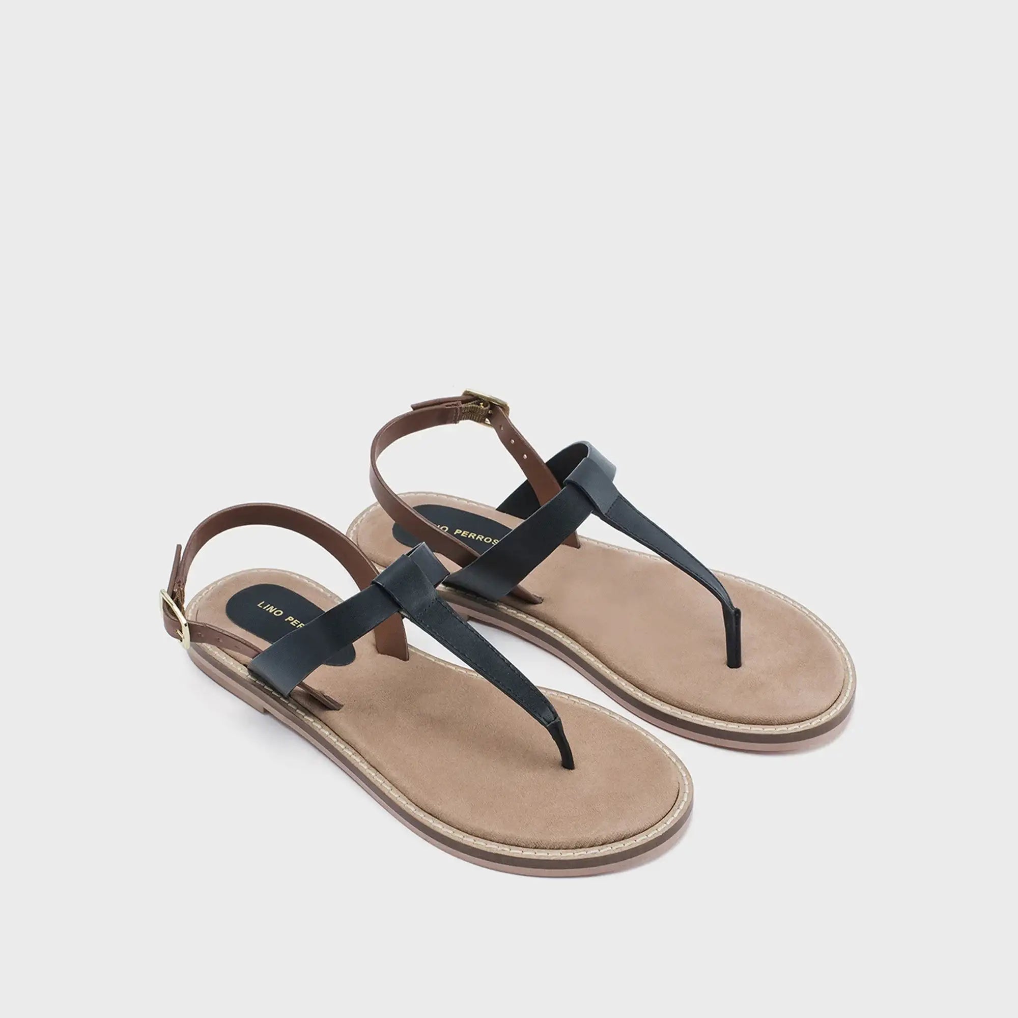 Victoria Lumi Black Flats - Lino Perros