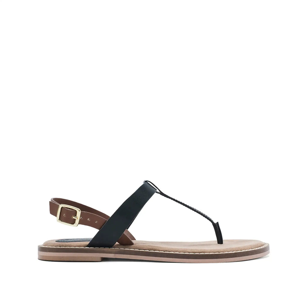 Victoria Lumi Black Flats - Lino Perros