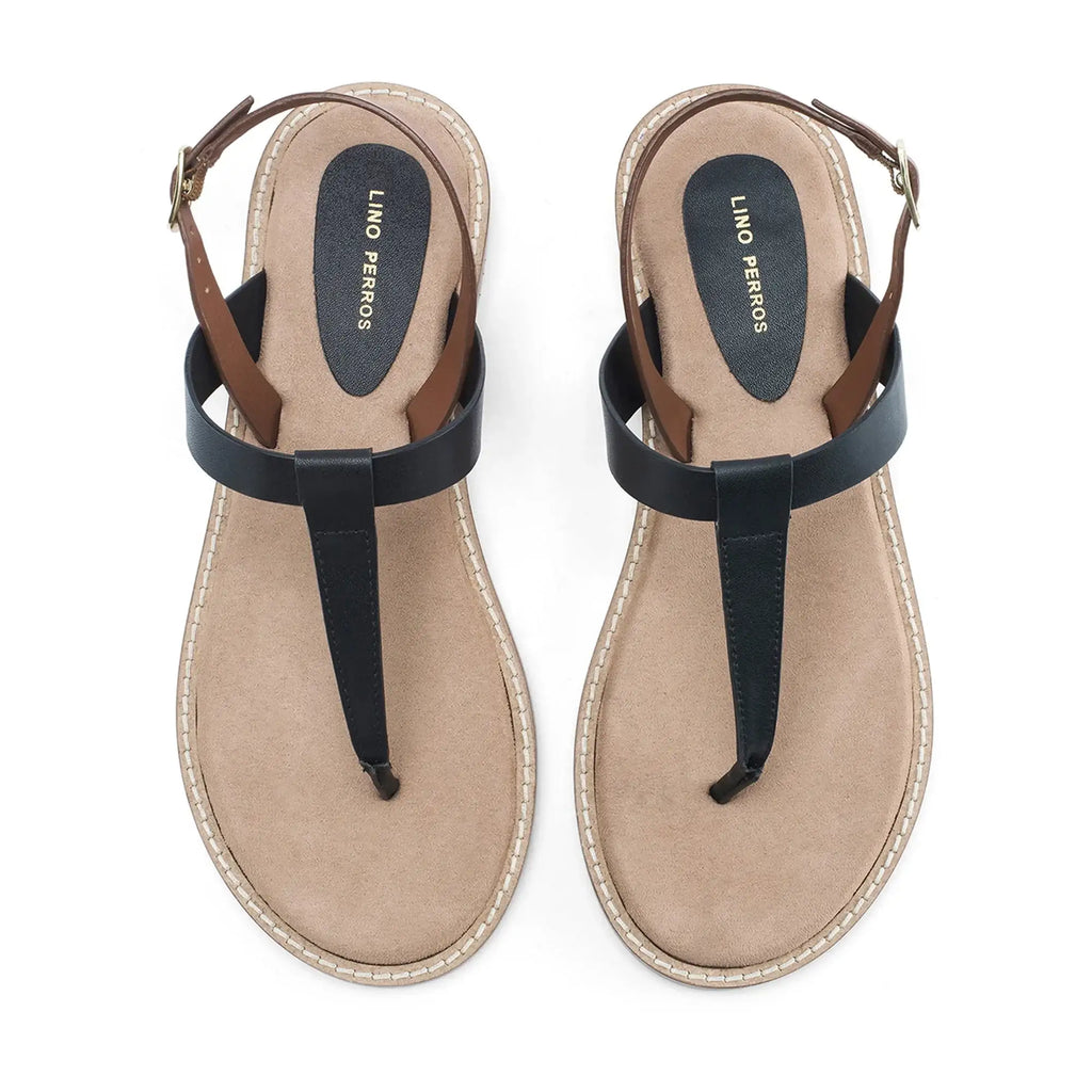 Victoria Lumi Black Flats - Lino Perros