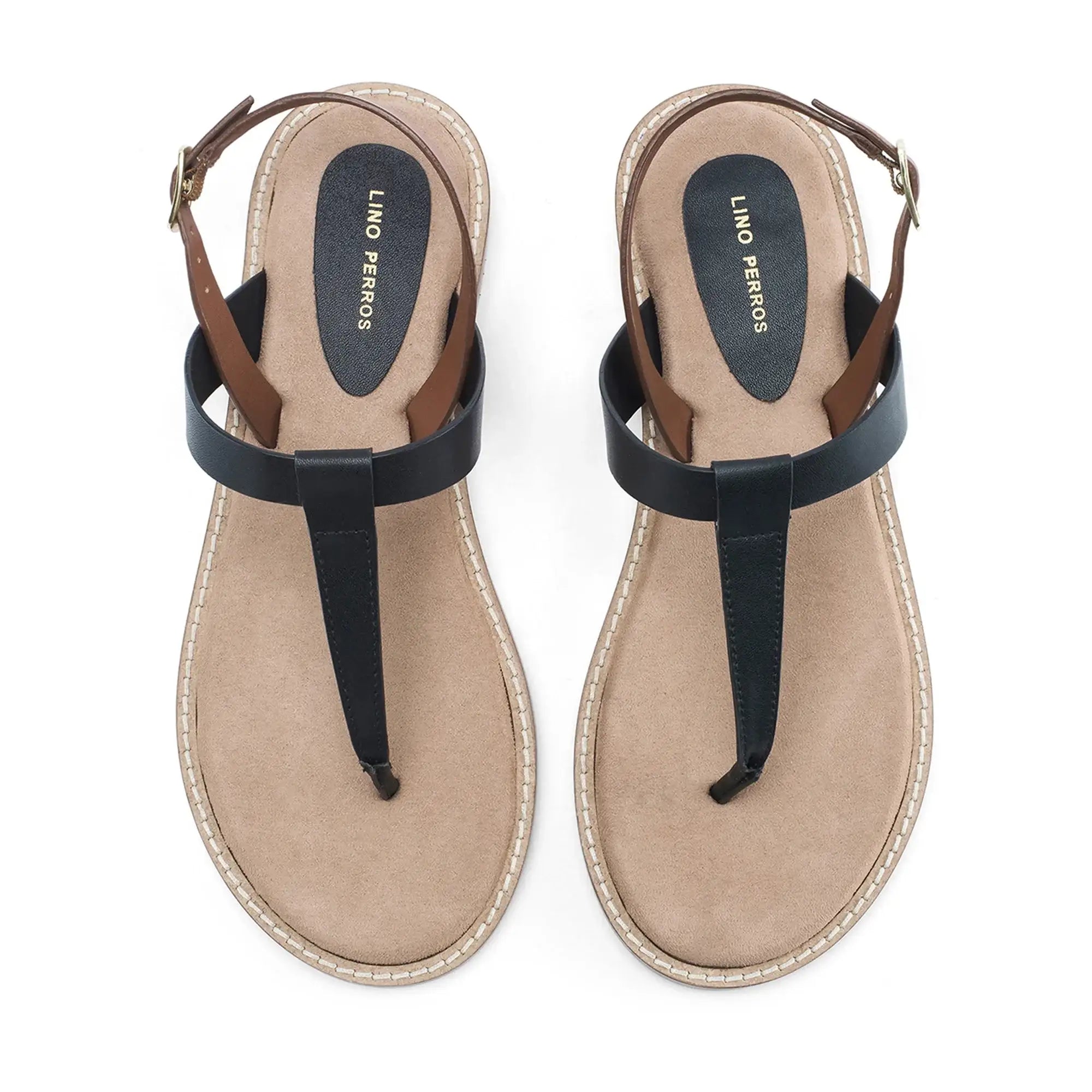 Victoria Lumi Black Flats - Lino Perros