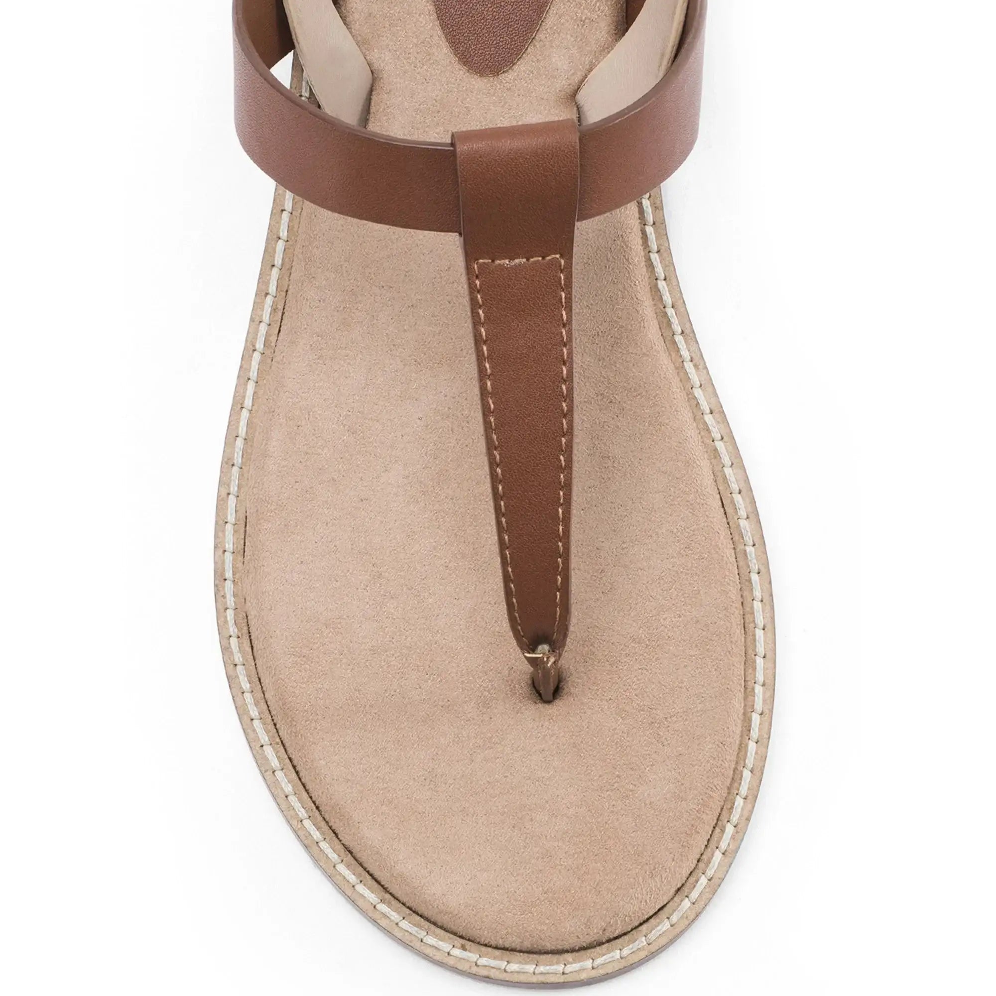 Victoria Lumi Tan Flats - Lino Perros