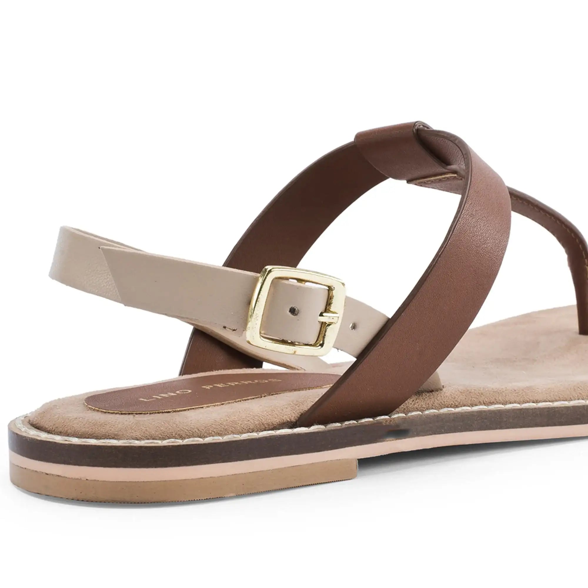 Victoria Lumi Tan Flats - Lino Perros