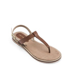 Victoria Lumi Tan Flats - Lino Perros