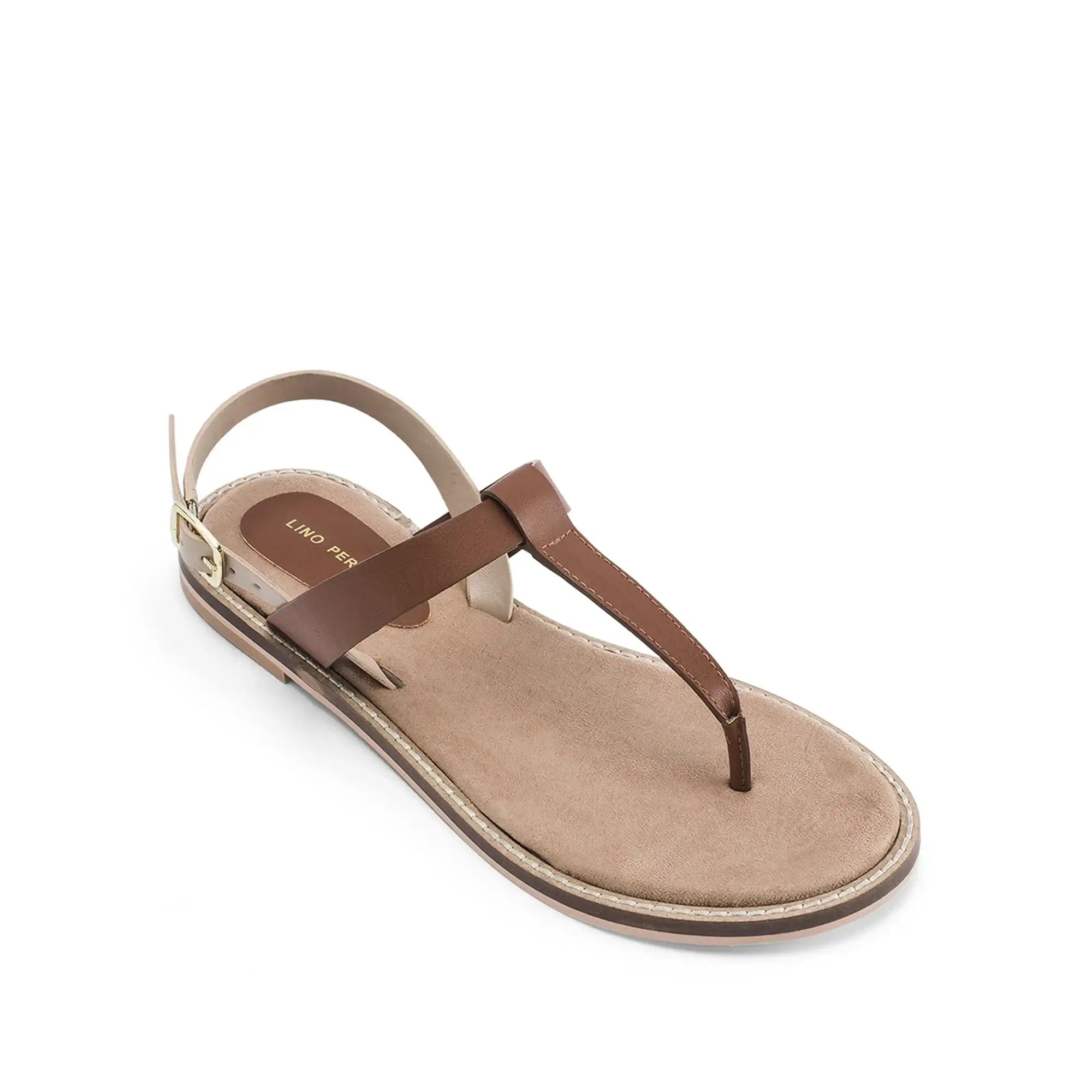 Victoria Lumi Tan Flats - Lino Perros