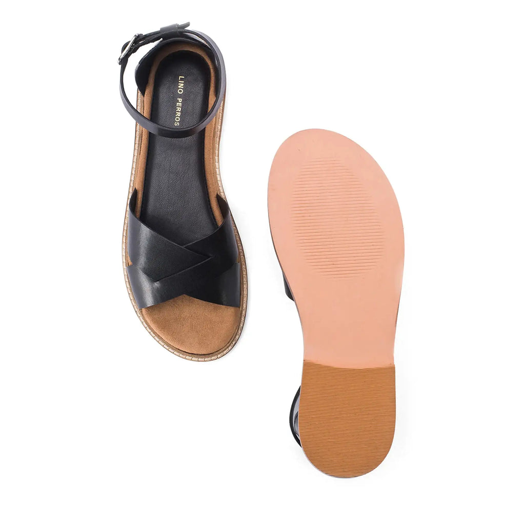 Victoria Amélie Black Flats - Lino Perros