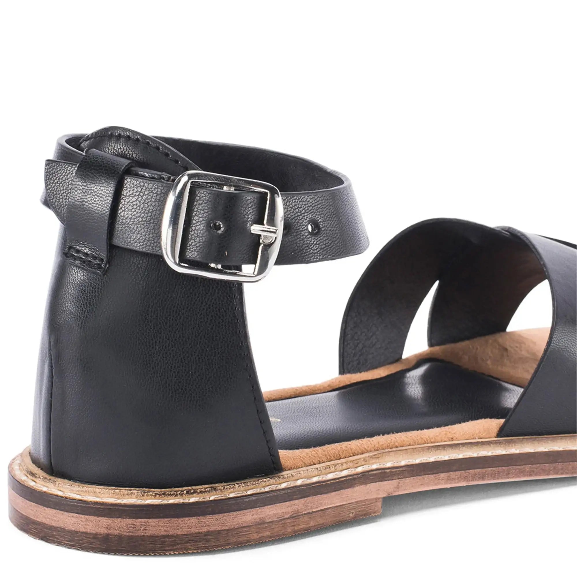 Victoria Amélie Black Flats - Lino Perros