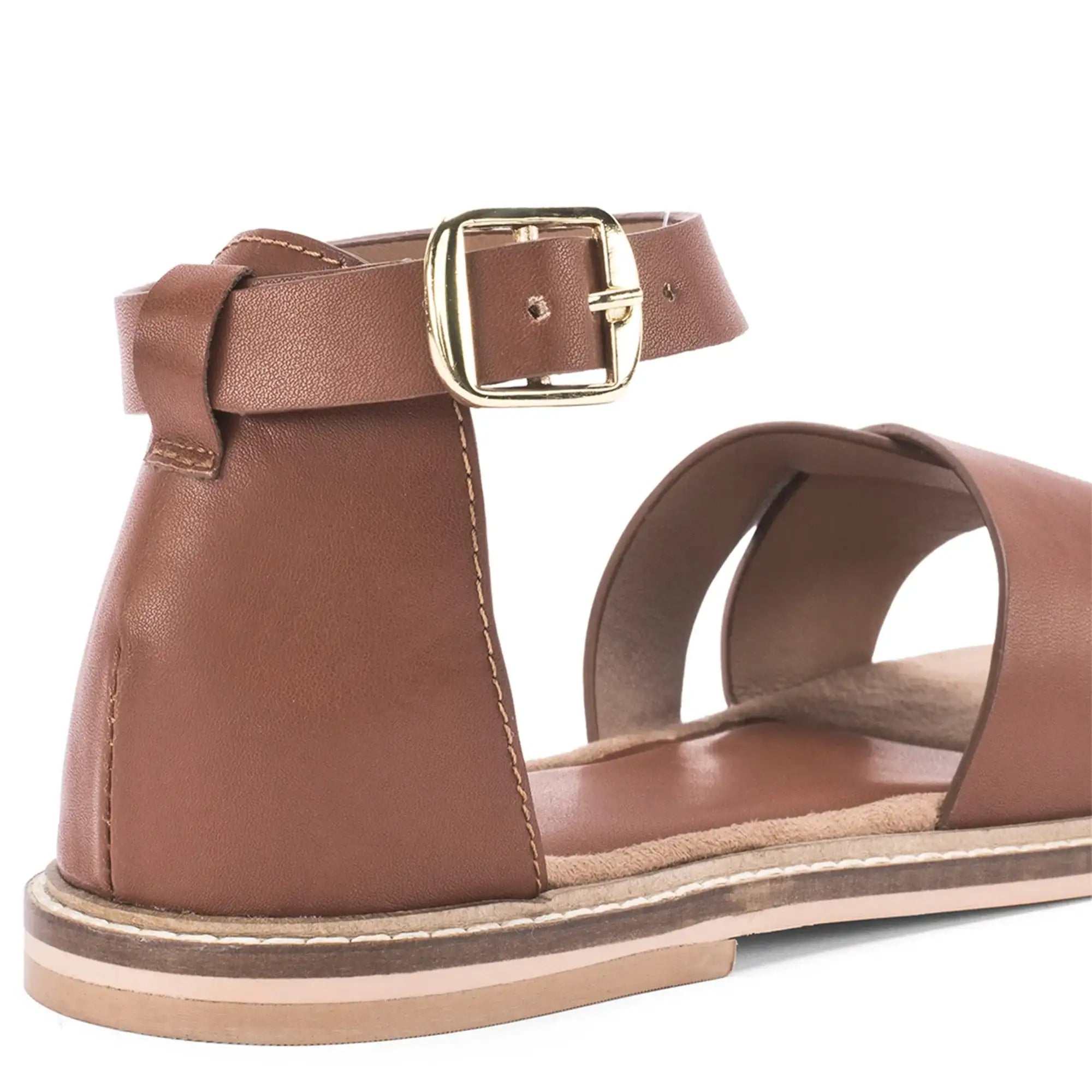 Victoria Amélie Tan Flats - Lino Perros