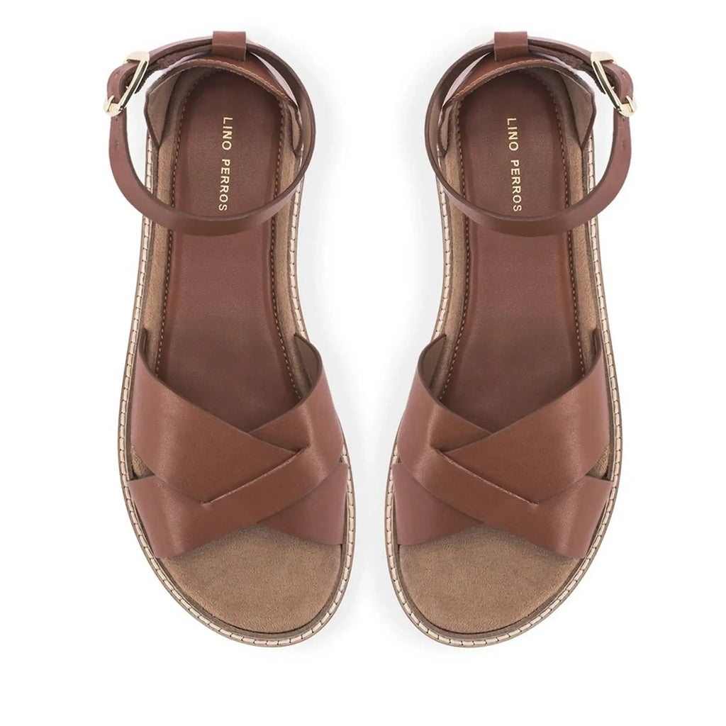 Victoria Amélie Tan Flats - Lino Perros