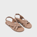 Harper Alba Beige Flats - Lino Perros