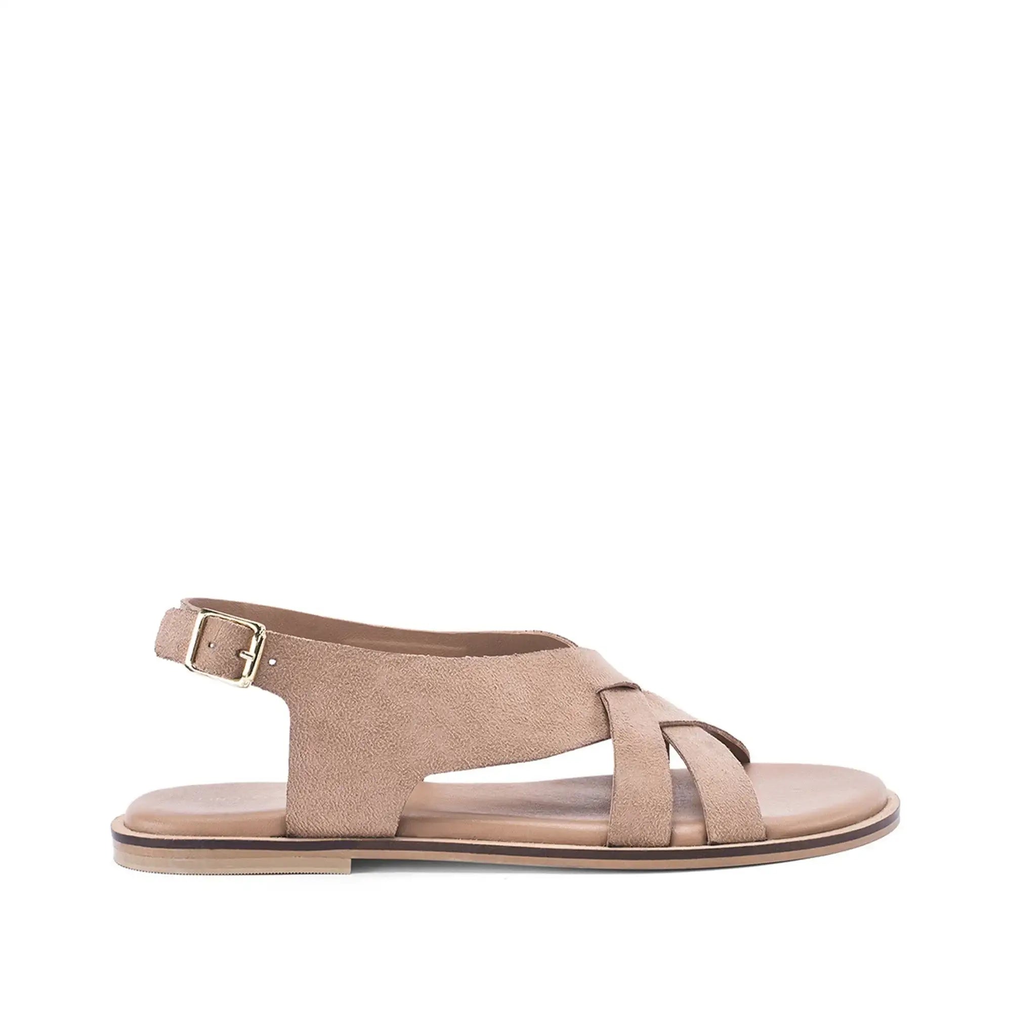 Harper Alba Beige Flats - Lino Perros