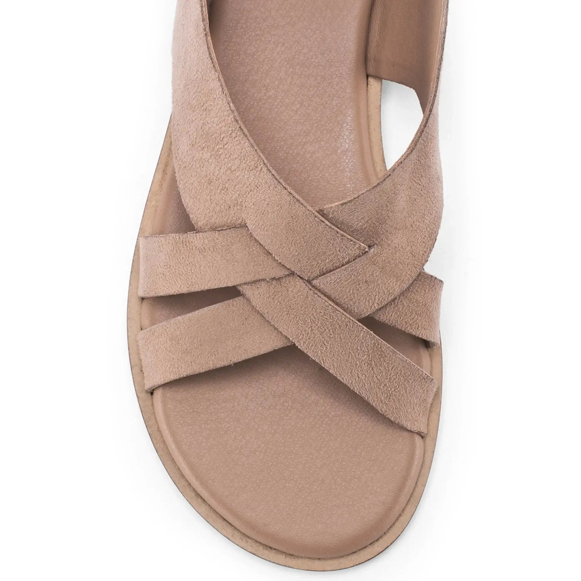 Harper Alba Beige Flats - Lino Perros