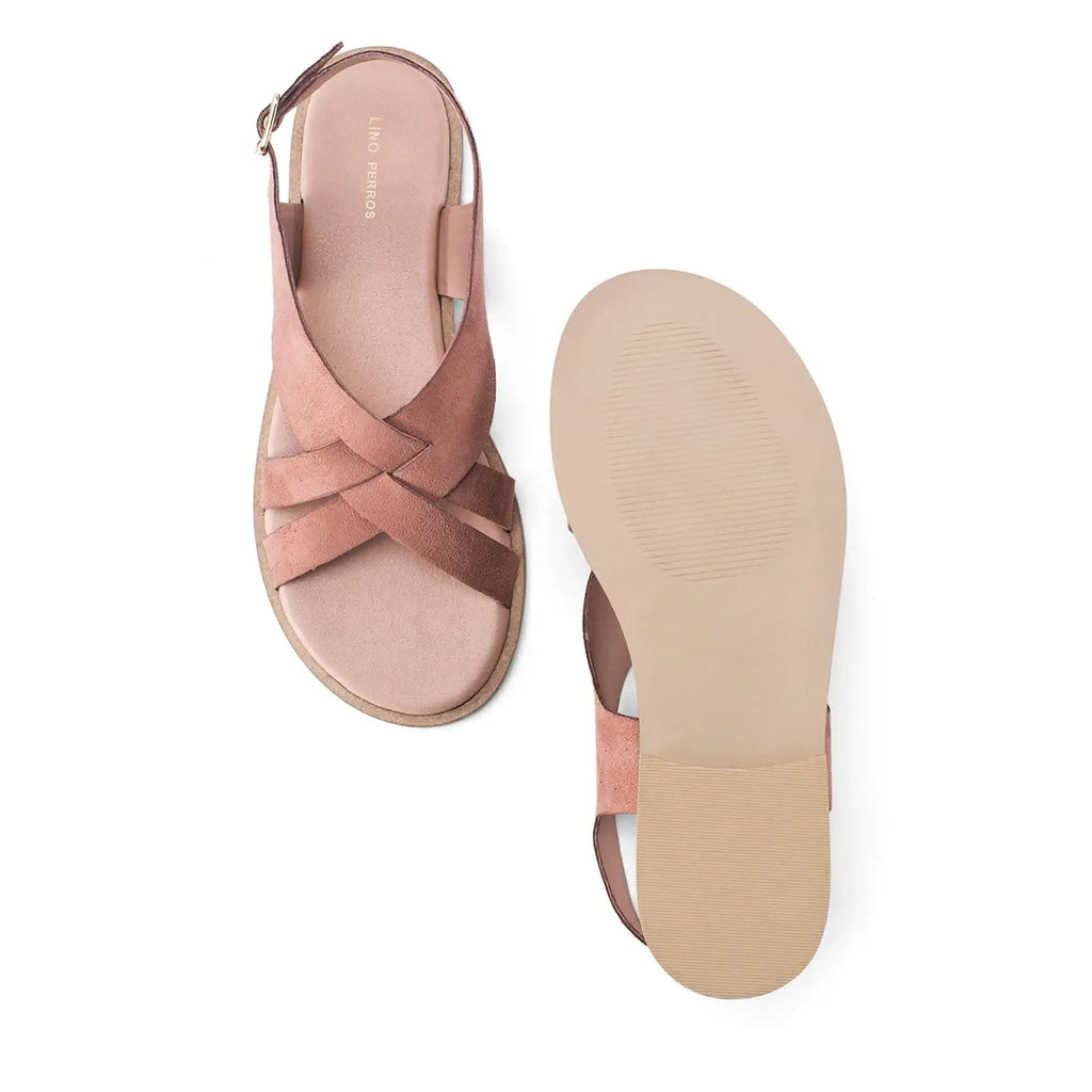 Harper Alba Pink Flats - Lino Perros