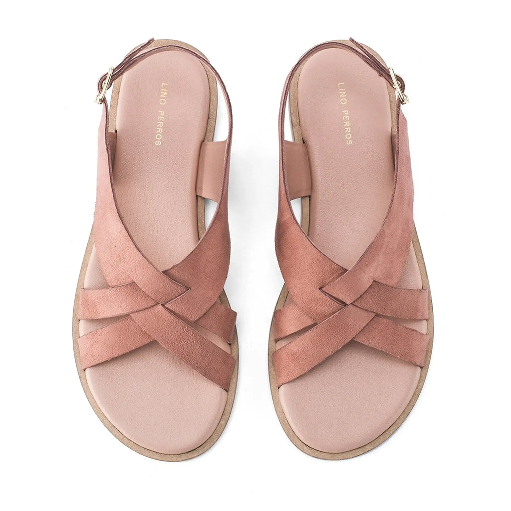Harper Alba Pink Flats - Lino Perros