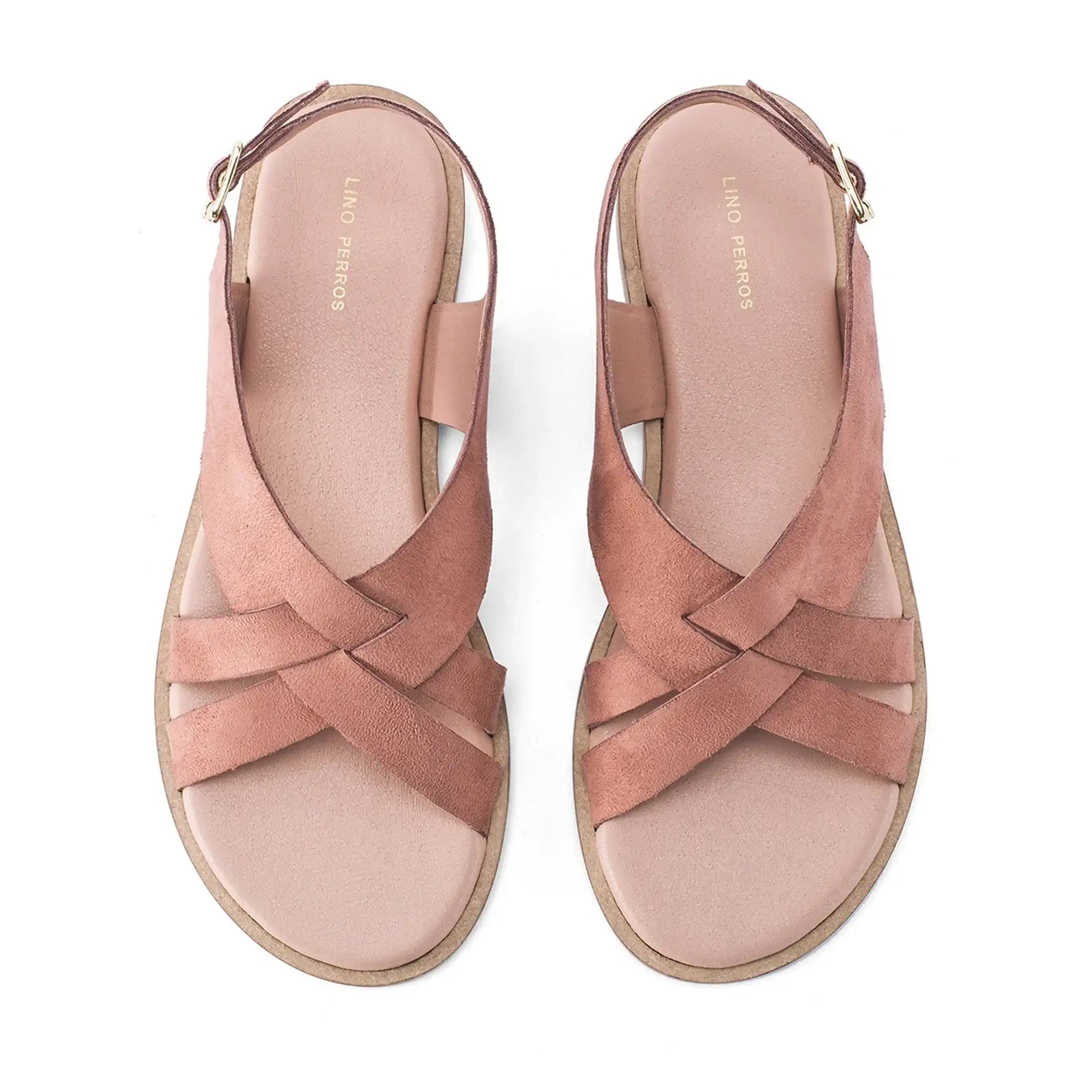 Harper Alba Pink Flats - Lino Perros