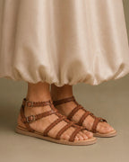 Harper Rue Tan Flats - Lino Perros