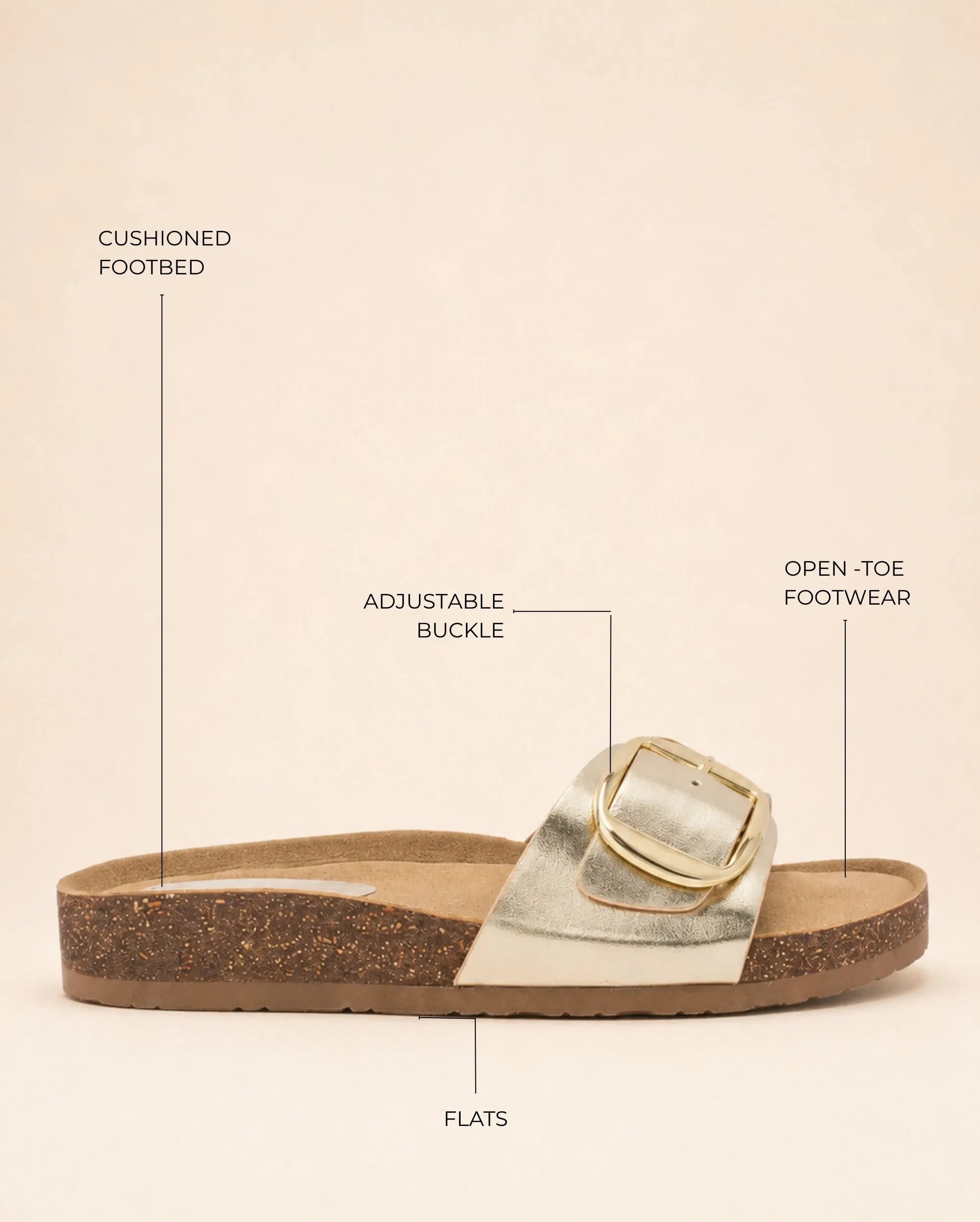 Mary Stella Gold Flats - Lino Perros
