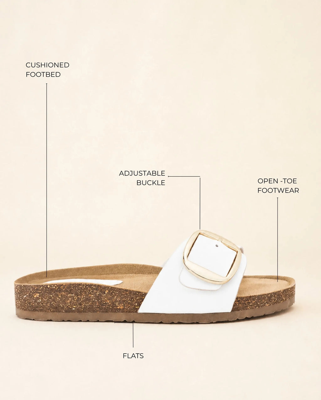 Mary Stella White Flats - Lino Perros