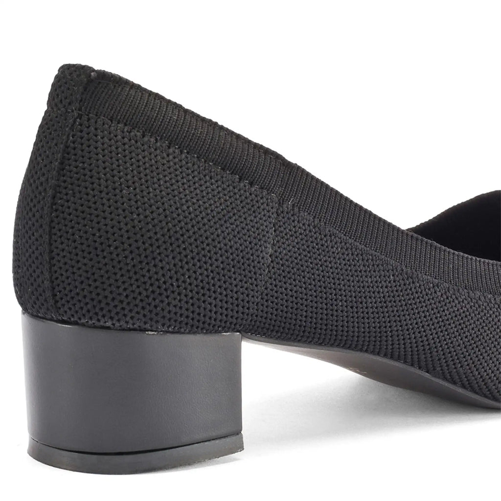 Hepburn Nova Black Heels - Lino Perros