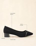 Hepburn Nova Black Heels - Lino Perros